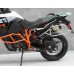 Black stainless steel racks for KTM 1050/1190/1290 ADV